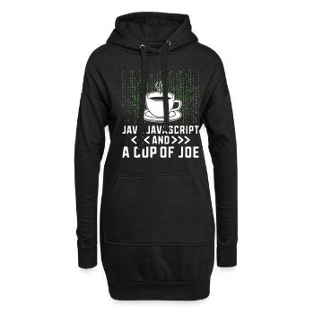 Kaffee-Codierung Programmierer Programmierer Entwickler Nerd Coff - Hoodie-Kleid - Schwarz - Vorne