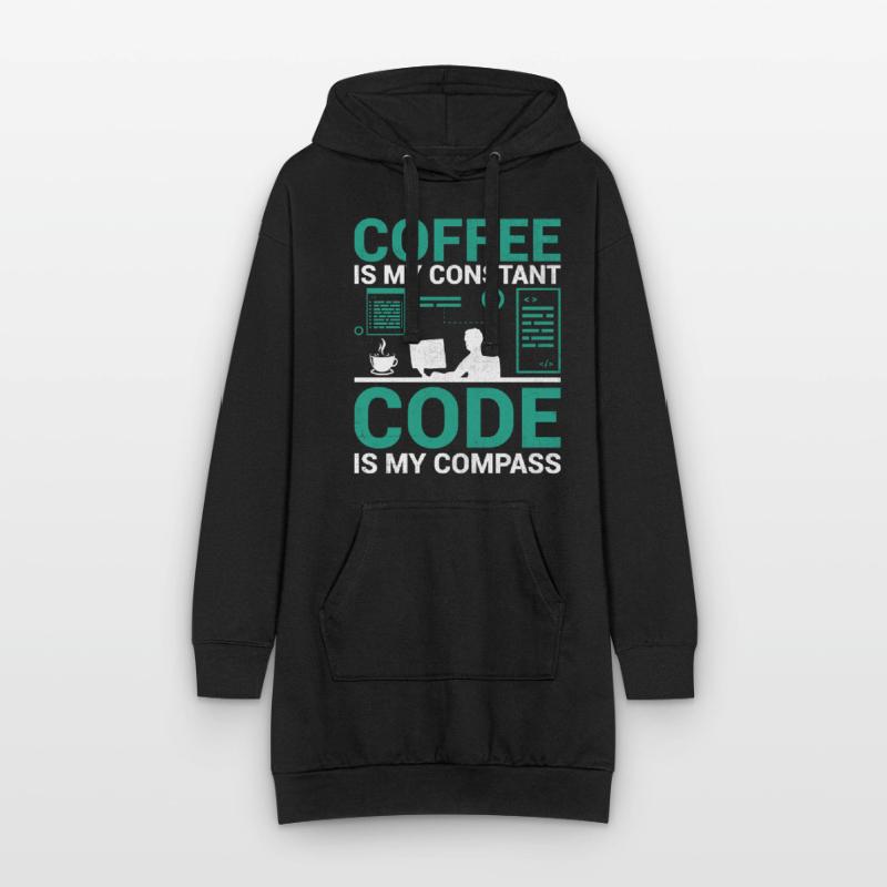 Coffee Coding Programmer Coder Developer Nerd Coff Hoodie Dress