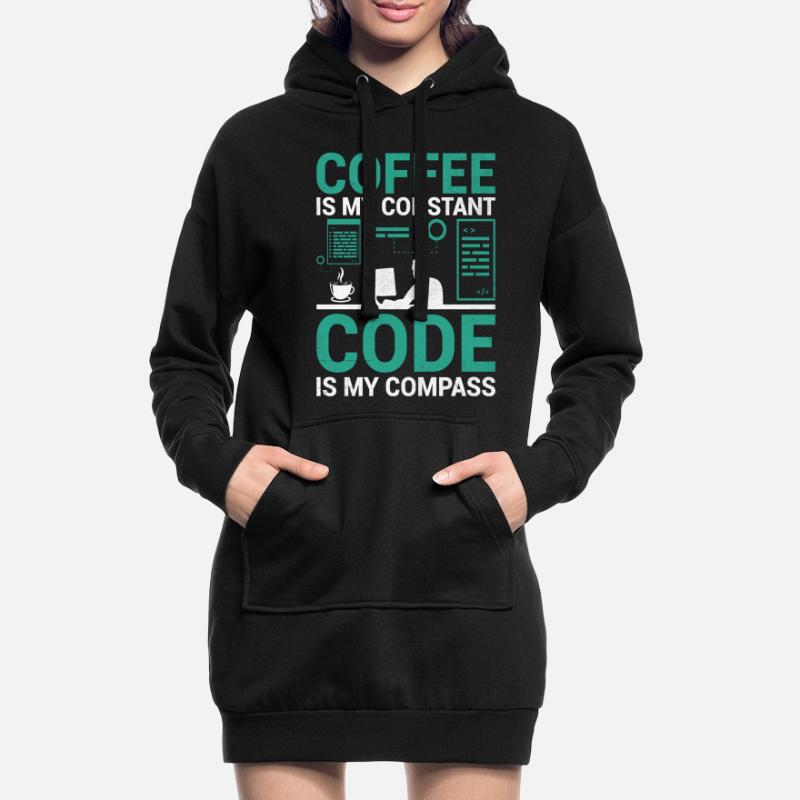 Coffee Coding Programmer Coder Developer Nerd Coff Hoodie Dress