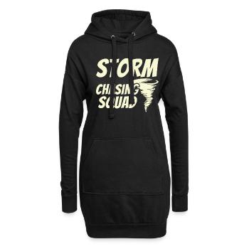 Storm Chaser Dad - Storm Chasing Tornados - Hoodie-Kleid - Schwarz - Vorne