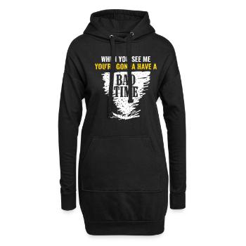 Storm Chaser Dad - Storm Chasing Tornados - Hoodie-Kleid - Schwarz - Vorne