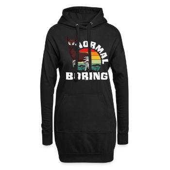 Funny zookeeper okapi lover - Hoodie Dress - black - Front