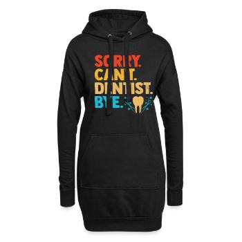 Tut mir leid, dass Zahnarzt Bye Zahnheilkunde Zahnhöhle - Hoodie-Kleid - Schwarz - Vorne