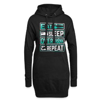 Sarcelle d’hiver SSPT Stress Trouble anxieux - Sweat-shirt à capuche long Femme - noir - Devant