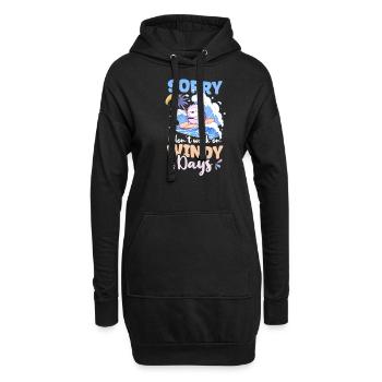 Le kite surf ne fonctionne pas les jours de vent - Sweat-shirt à capuche long Femme - noir - Devant