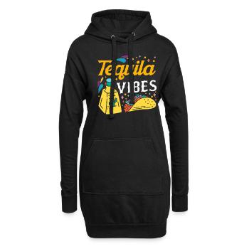 Mexikanische Fiesta Cinco De Mayo - Hoodie-Kleid - Schwarz - Vorne