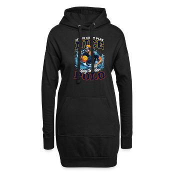 Le water-polo ne peut pas jouer au water-polo - Sweat-shirt à capuche long Femme - noir - Devant