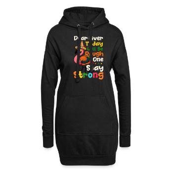 Le foie du Cinco de Mayo aujourd’hui sera difficile - Sweat-shirt à capuche long Femme - noir - Devant