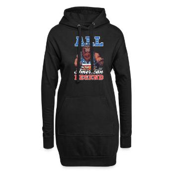 4. Juli BBQ All American Legend - Hoodie-Kleid - Schwarz - Vorne