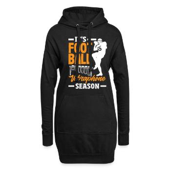 Vibraphon-musikinstrument - Hoodie-Kleid - Schwarz - Vorne