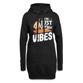 Vibraphon-musikinstrument - Hoodie-Kleid - Schwarz - Vorne