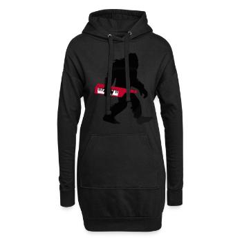Clavier Keytar Cadeau - Sweat-shirt à capuche long Femme - noir - Devant