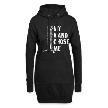 Harmonica Playing Gift - Hoodie Dress - black - Front