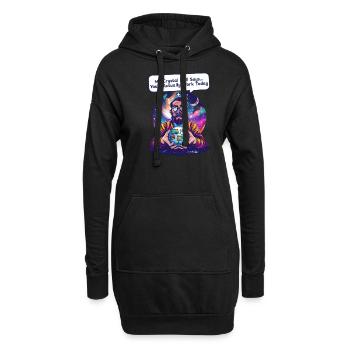 La superviseure Crystal Ball dit que ça marche aujourd’hui - Sweat-shirt à capuche long Femme - noir - Devant
