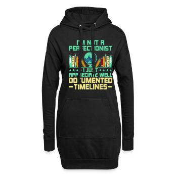 Geschichtslehrer Lustige Geschichtslehrer Sprüche - Hoodie-Kleid - Schwarz - Vorne