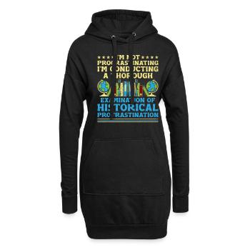 Geschichtslehrer Lustige Geschichtslehrer Sprüche - Hoodie-Kleid - Schwarz - Vorne