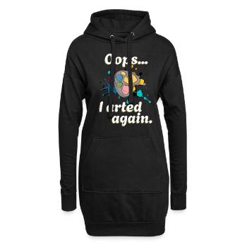 Cadeaux de nouveauté d’artiste drôle et humour de peinture - Sweat-shirt à capuche long Femme - noir - Devant