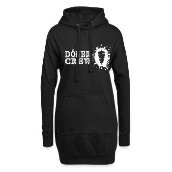 Döner Kebab Crew - Mitarbeiter - Hoodie-Kleid - Schwarz - Vorne