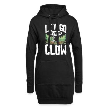 Smudge Sage Feather Spirituelle Smudging - Hoodie-Kleid - Schwarz - Vorne