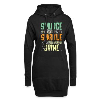Smudge Sage Feather Spirituelle Smudging - Hoodie-Kleid - Schwarz - Vorne