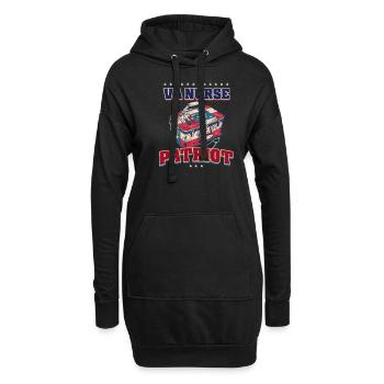 Infirmière VA Infirmière VA - Patriot - Sweat-shirt à capuche long Femme - noir - Devant