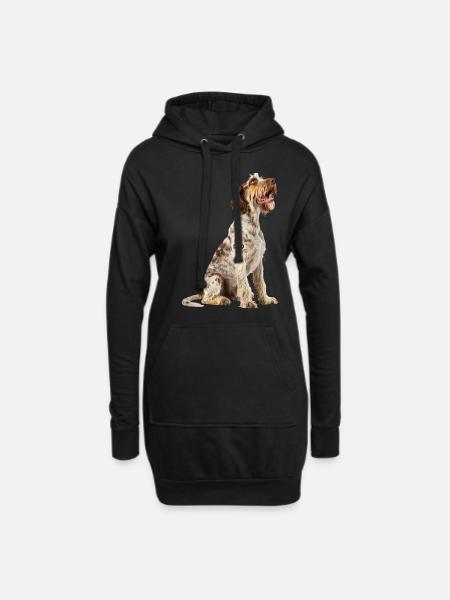 Italiano Spinone Sapa - Hoodie-Kleid - Schwarz