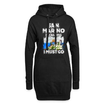 San Marino - Hoodie-Kleid - Schwarz - Vorne