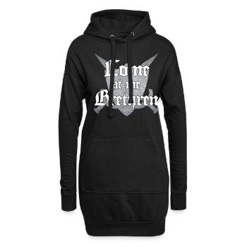 Venez à moi Frères Joute Ren Faire - Sweat-shirt à capuche long Femme - noir - Devant