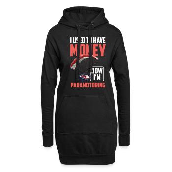 Paramotoring paramotoring - Hoodie Dress - black - Front