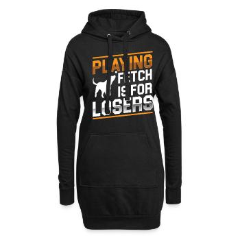 Flyball Canine Sport Agility Parcour Dog - Hoodie-Kleid - Schwarz - Vorne