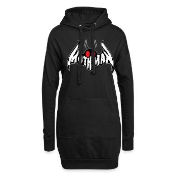 Mothman Monster Creepy Cryptid - Sweat-shirt à capuche long Femme - noir - Devant