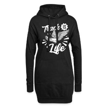 Leichtathletik Leichtathletikspiele - Hoodie-Kleid - Schwarz - Vorne