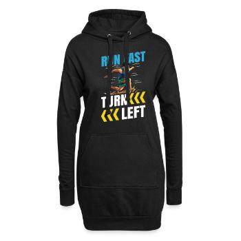 Leichtathletik Leichtathletikspiele - Hoodie-Kleid - Schwarz - Vorne