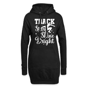 Leichtathletik Leichtathletikspiele - Hoodie-Kleid - Schwarz - Vorne