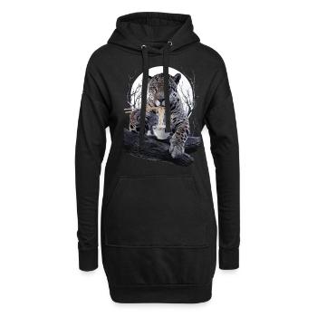 Jaguar - Hoodie-Kleid - Schwarz - Vorne