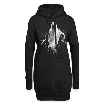 Appât fantôme Paranormal Chasseur de fantômes - Sweat-shirt à capuche long Femme - noir - Devant
