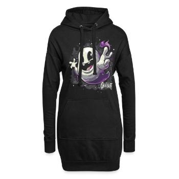 Appât fantôme Paranormal Chasseur de fantômes - Sweat-shirt à capuche long Femme - noir - Devant