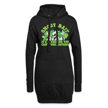 Appât fantôme Paranormal Chasseur de fantômes - Sweat-shirt à capuche long Femme - noir - Devant