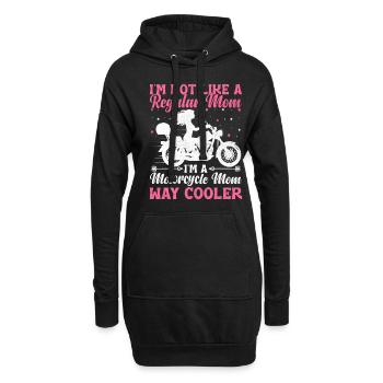 Je ne suis pas comme une maman ordinaire, je suis une maman à moto - Sweat-shirt à capuche long Femme - noir - Devant