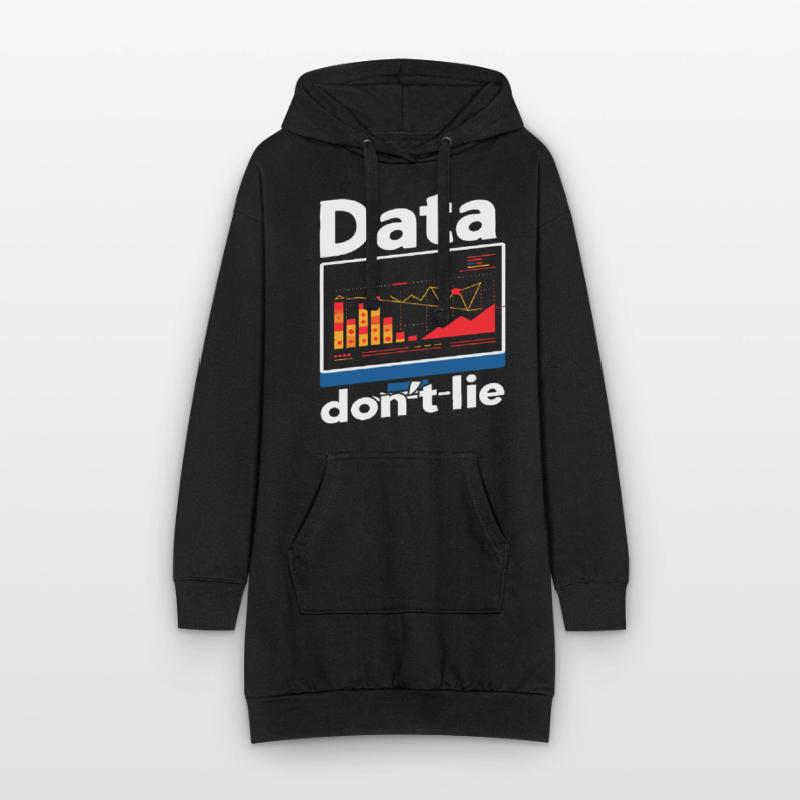 Daten Oder Es Passierte Nicht Big Data Hoodie-Kleid