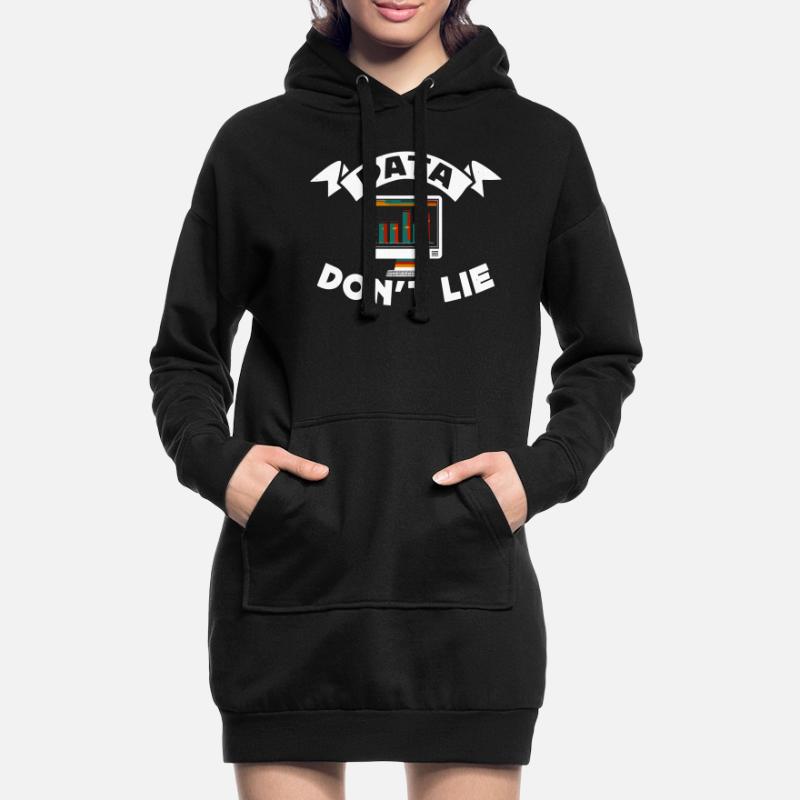 Daten Oder Es Passierte Nicht Big Data Hoodie-Kleid