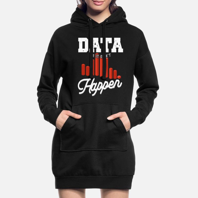 Daten Oder Es Passierte Nicht Big Data Hoodie-Kleid