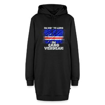 Cap Verde - Hoodie-Kleid - Schwarz - Vorne