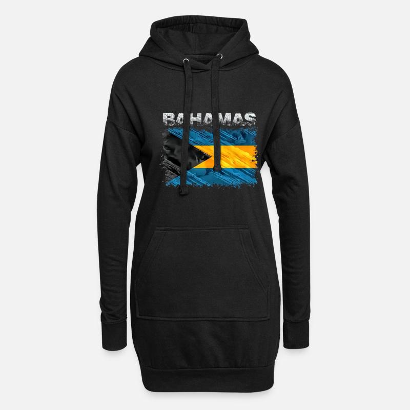 Bahamas - Hoodie-Kleid - Schwarz