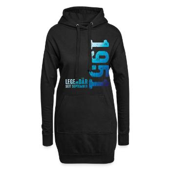 Legendär Seit September 1951 - Hoodie-Kleid - Schwarz - Vorne