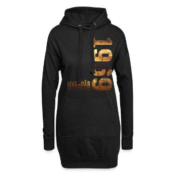 Légendaire depuis septembre 1969 Anniversaire - Sweat-shirt à capuche long Femme - noir - Devant
