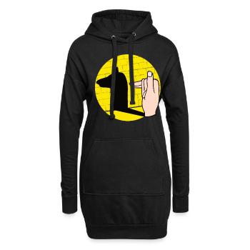 Handschattenpuppenspiel Puppen - Hoodie-Kleid - Schwarz - Vorne