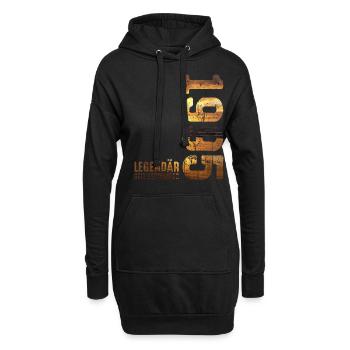 Légendaire depuis septembre 1995 Anniversaire - Sweat-shirt à capuche long Femme - noir - Devant
