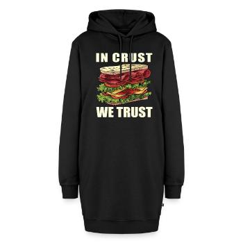Sandwich Sandwich Snack Célébration - Sweat-shirt à capuche long Femme - noir - Devant