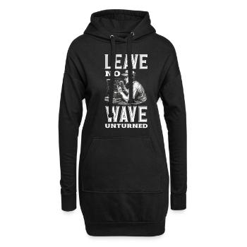 Fier opérateur radio amateur - Sweat-shirt à capuche long Femme - noir - Devant